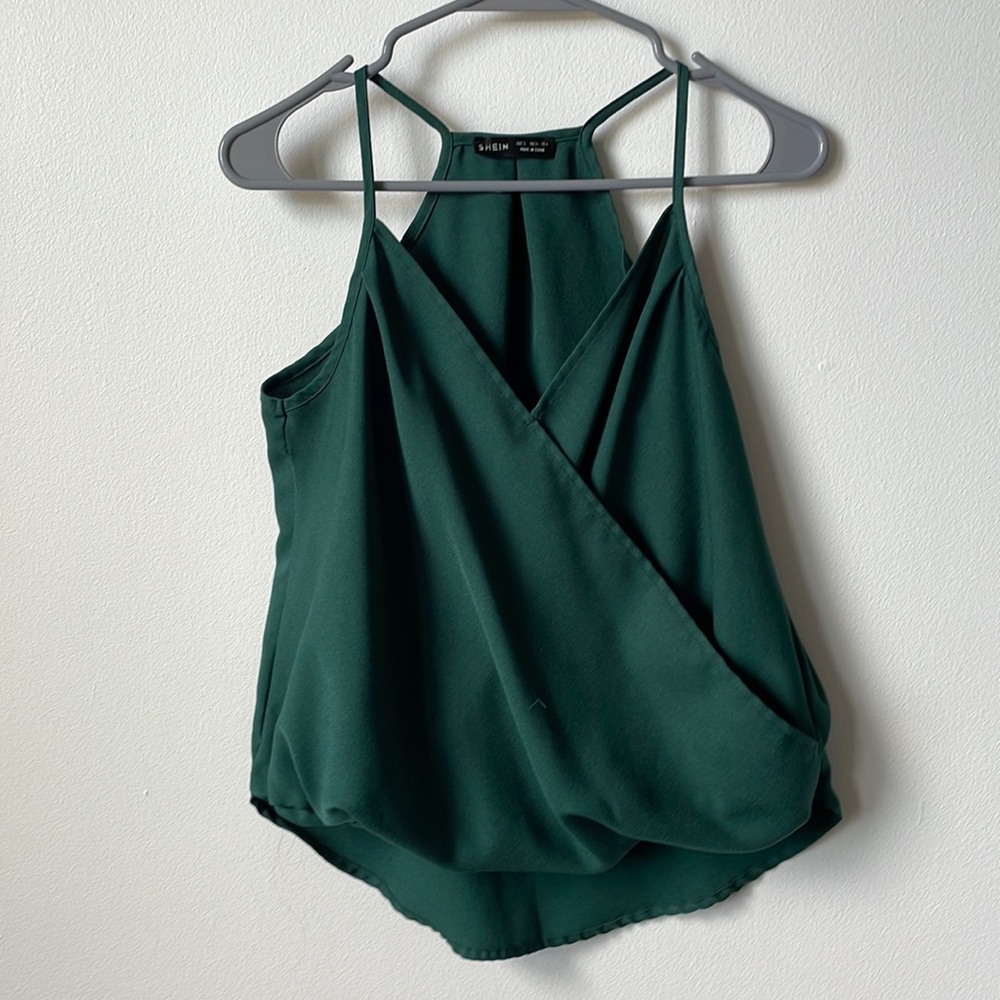 Dark Green Blouse